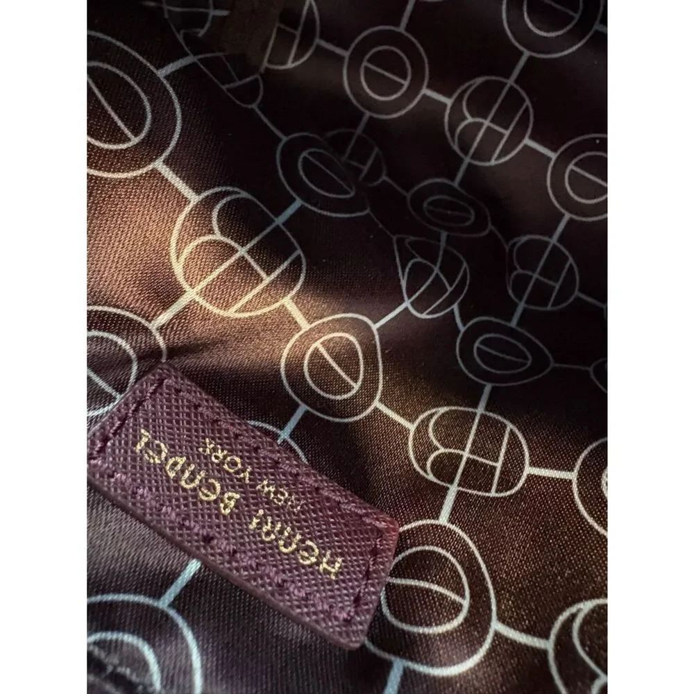 Henri Bendel Small Purple Coin Cosmetic Pouch - Like New